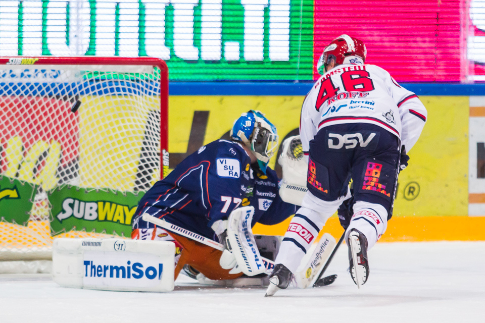 Ramstedt pelasi tehokkaat pudotuspelit ja sen sai kokea myös Tapparan Juha Metsola.