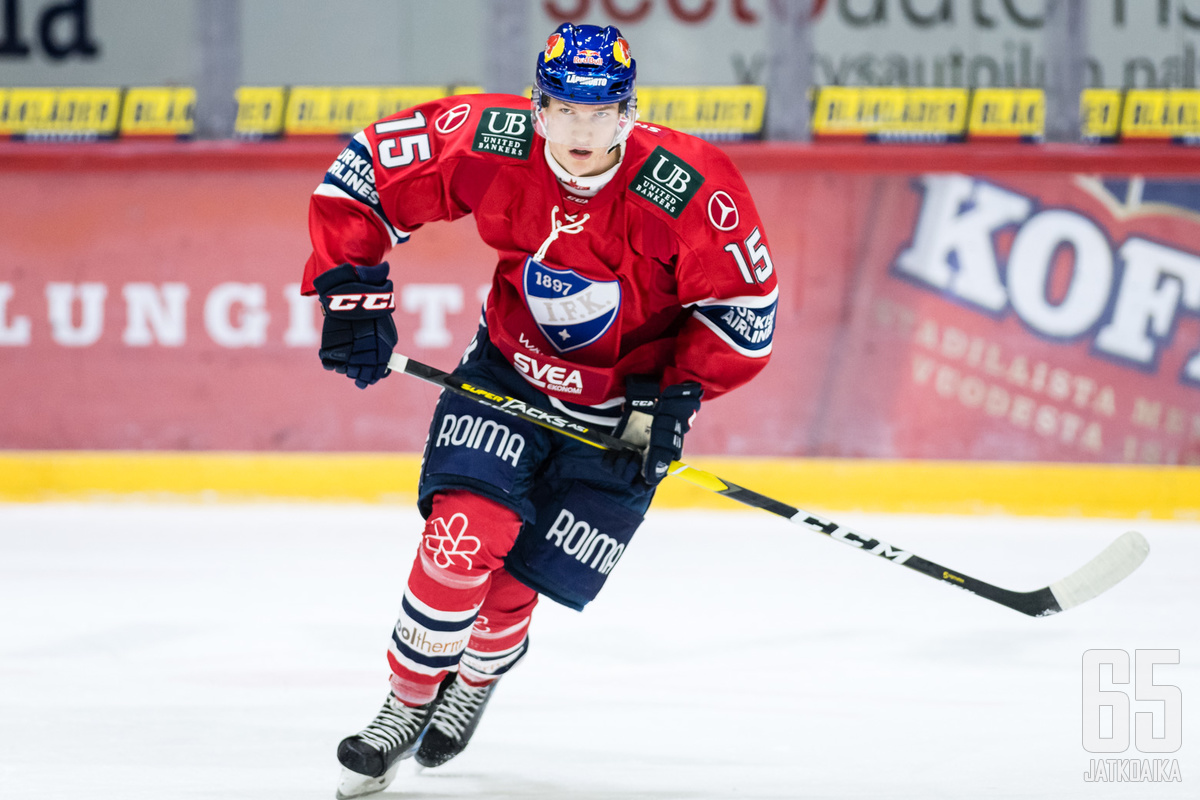 HIFK:n nuori tähtipelaaja Anton Lundell