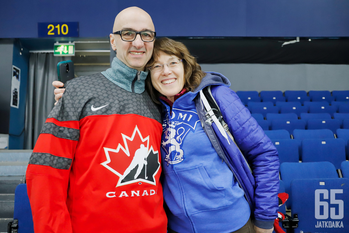 Gary Belleville ja Shirley Meaning yhdistivät mahdollisuuden nähdä Suomi ja katsoa MM-kisat.