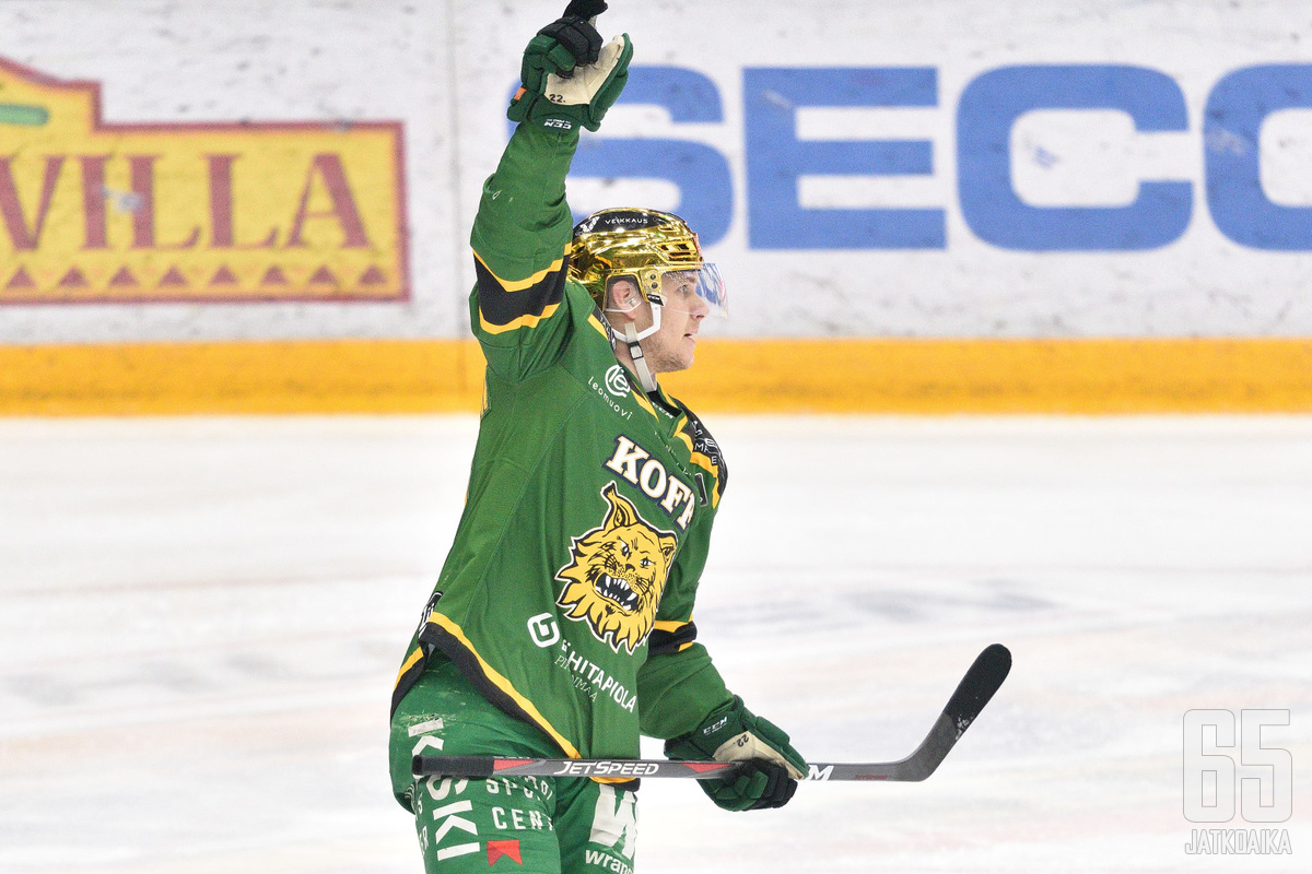 Ruotsalainen pelasi Ilveksessä vahvan kauden.