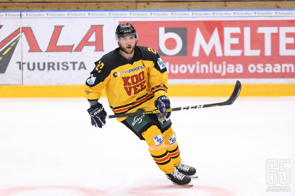 Eero Savilahti on joukkueensa tehokkain pelaaja.