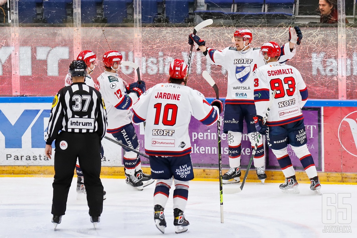 HIFK oli tehokas paikoissaan.