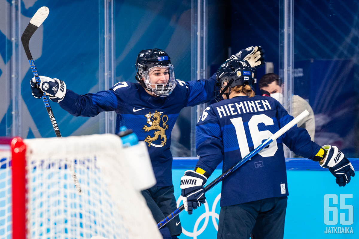 Susanna Tapani ja Petra Nieminen tehoilivat yhdessä jo Pekingin olympialaisissa.