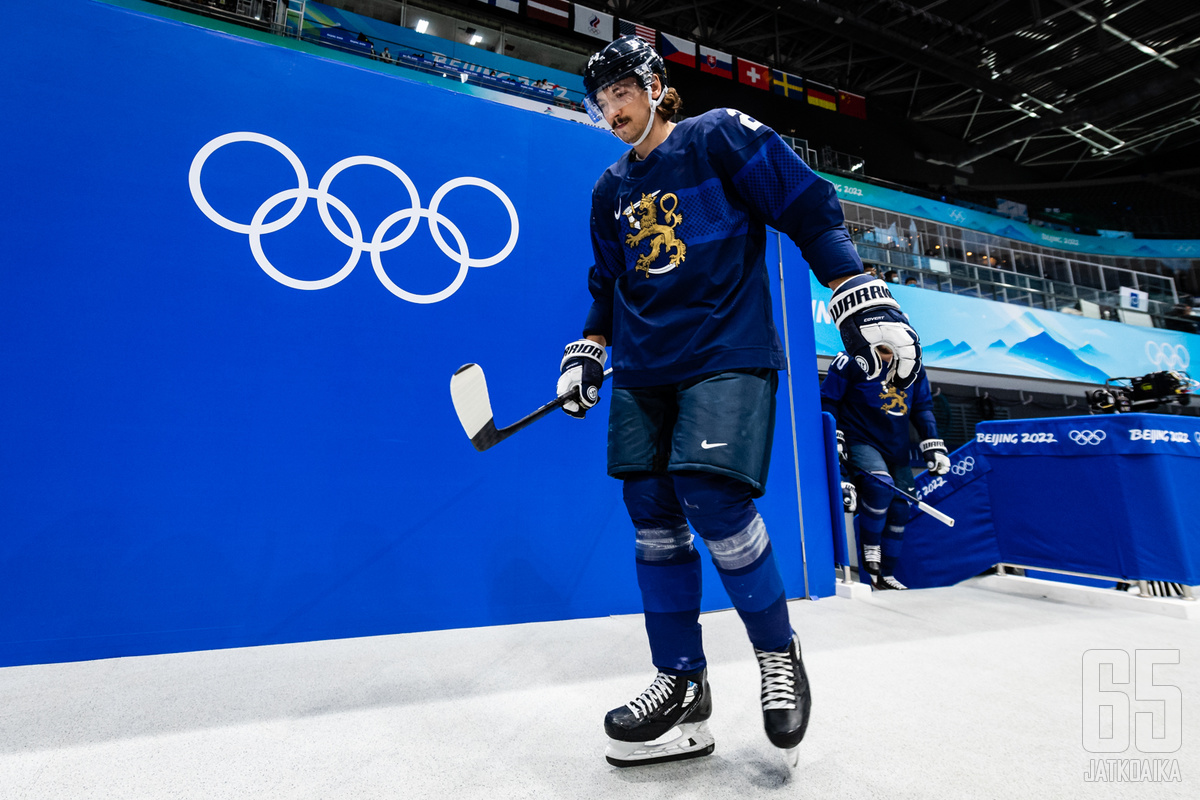 Hannes Björninen oli mukana olympialaisten kultajoukkueessa.