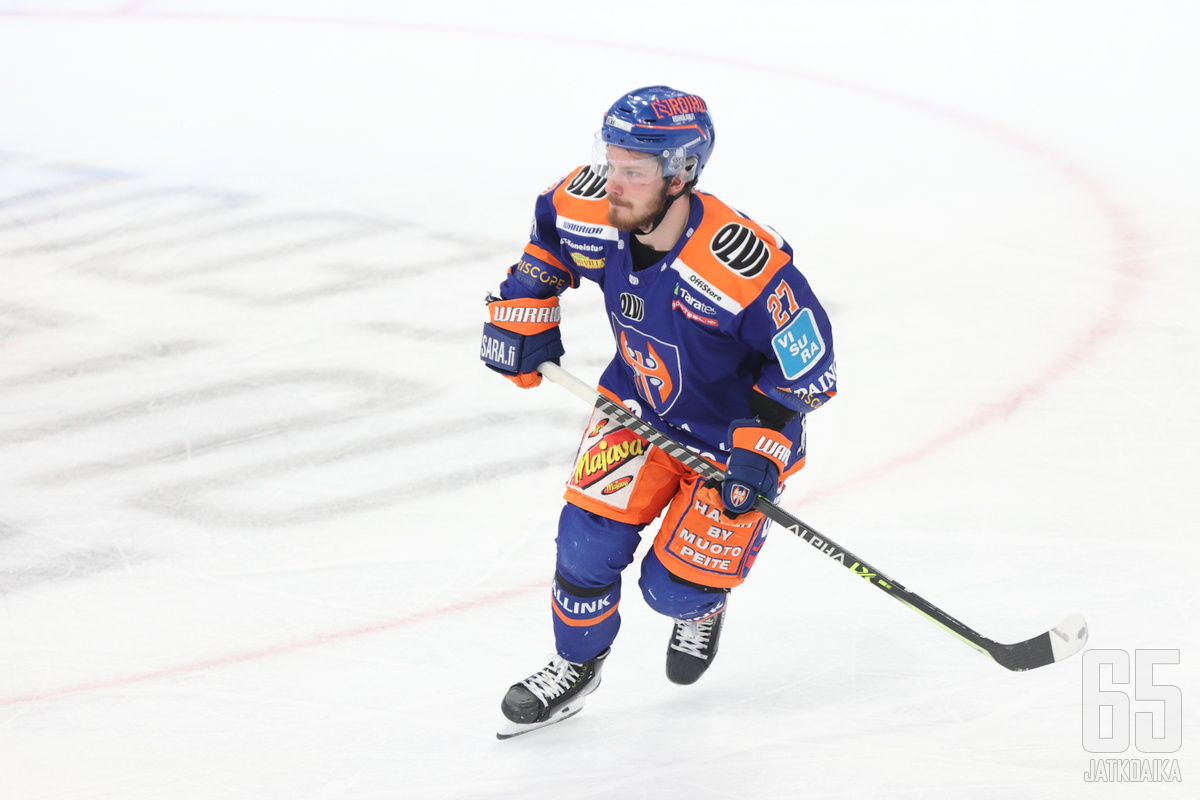 Kristian Tanus pelaa ensimmäisiä liigafinaalejaan.