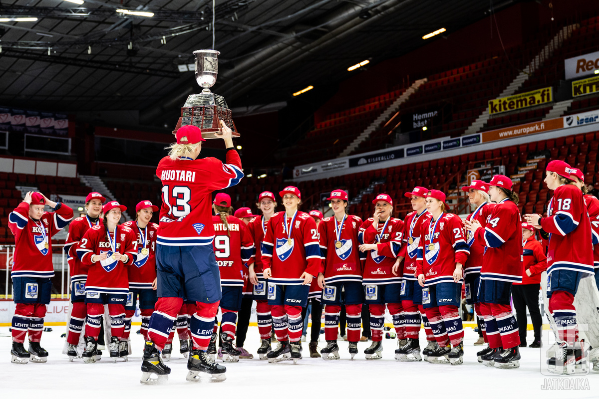 HIFK on tuorein naisten Suomen mestari.