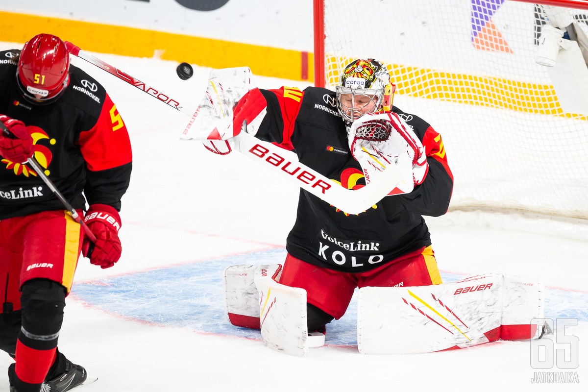 Janne Juvonen torjui rauhallisin ottein kauden kolmannen nollapelinsä. 