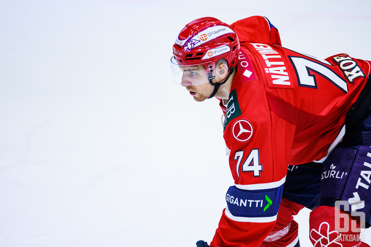 Julius Nättinen laukoi Tappara-ottelun voittomaalin.