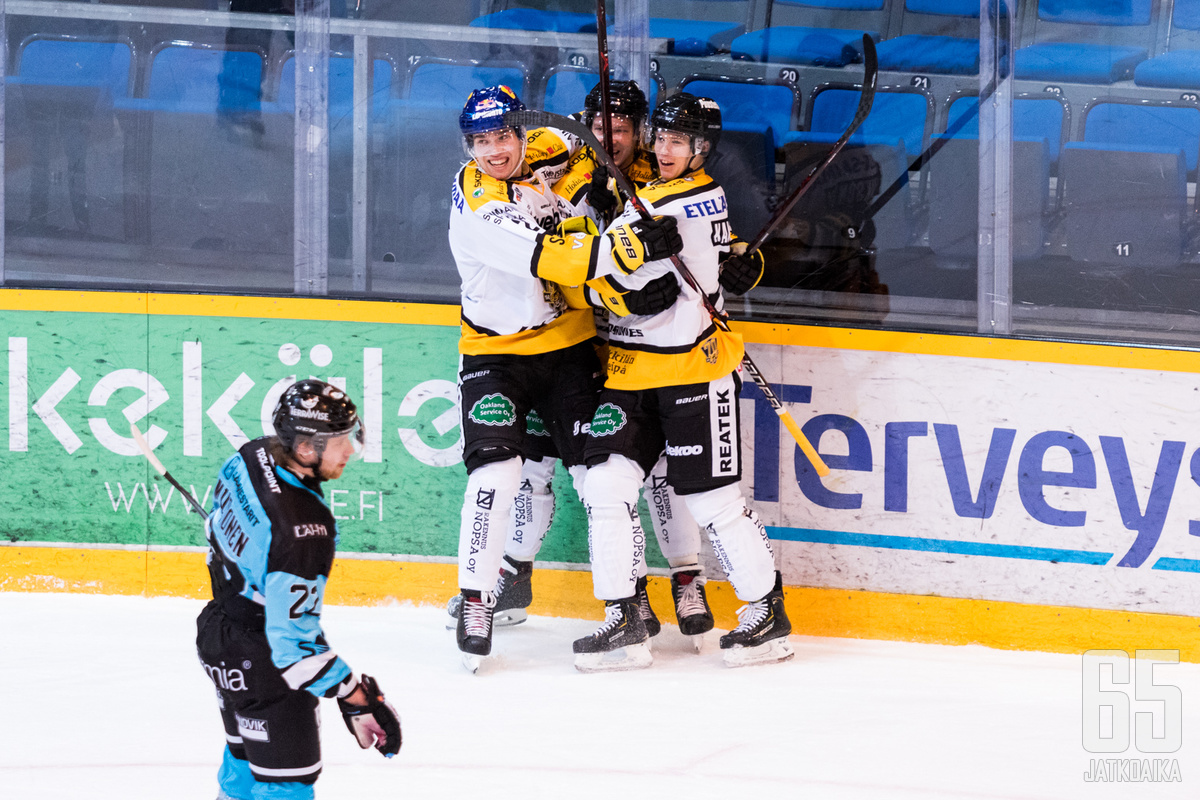 SaiPa nousi kanveesista ottelun voittoon.