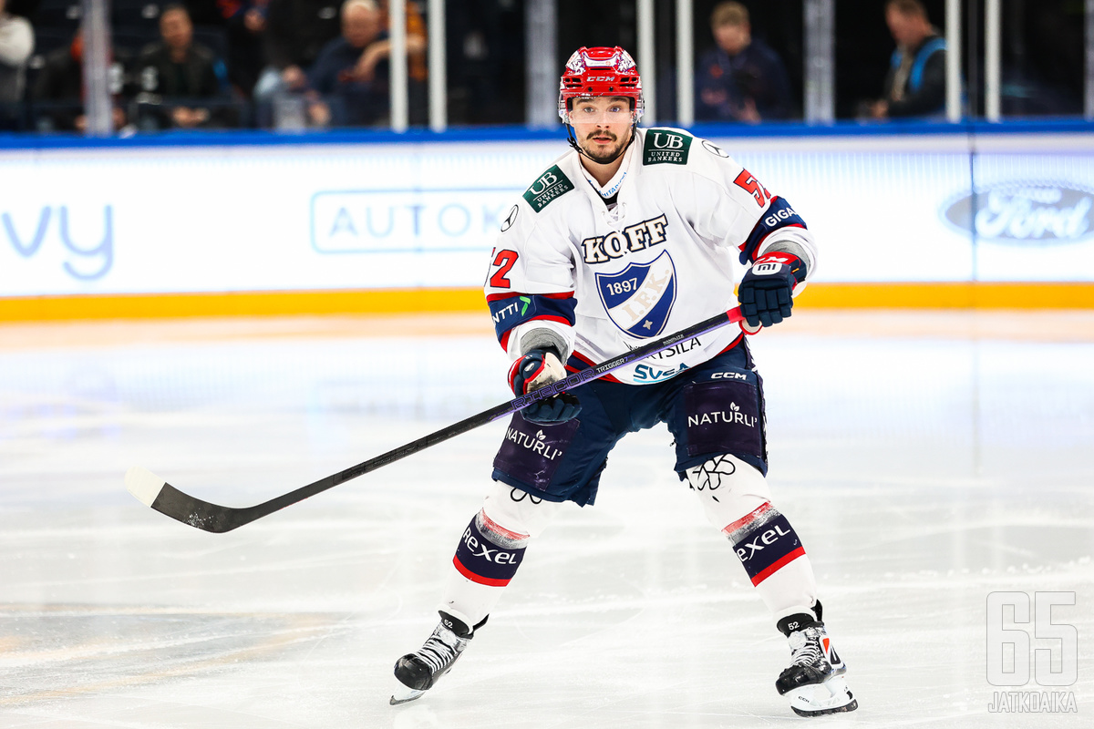 Rantakari kiekkoili HIFK:n paidassa kaudella 2022–23.
