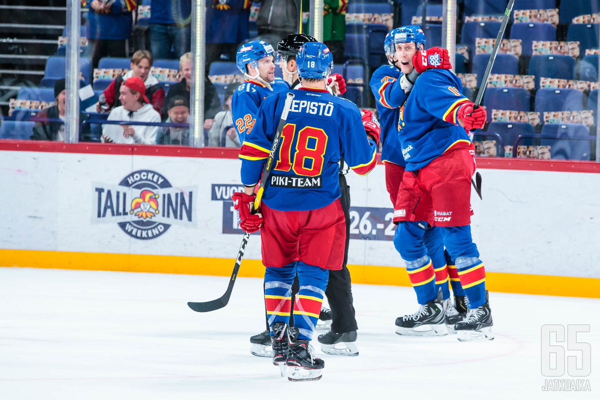 Jokerit on voittanut kaikki kauden tähänastiset kotiottelunsa.