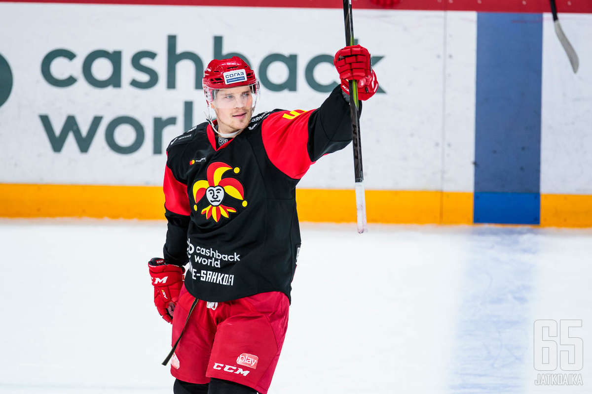 Tuleeko Mikko Lehtoselle vielä uusia mahdollisuuksia tuulettaa tällä kaudella, kun Jokerit taistelee KHL:n läntisen konferenssin kärkisijoista?