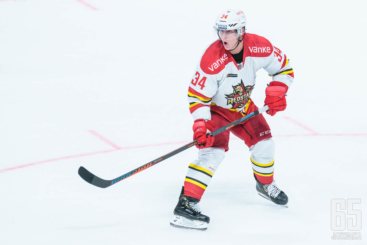 Palola on pelannut KHL:ää muun muassa Kunlun Red Starissa.