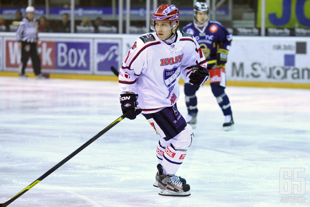 Markus Granlund pelasi HIFK:ssä kaksi SM-liigakautta.