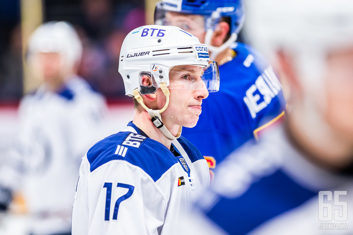Juuso Hietanen pelaa nyt viidettä kauttaan Moskovan Dinamon riveissä.