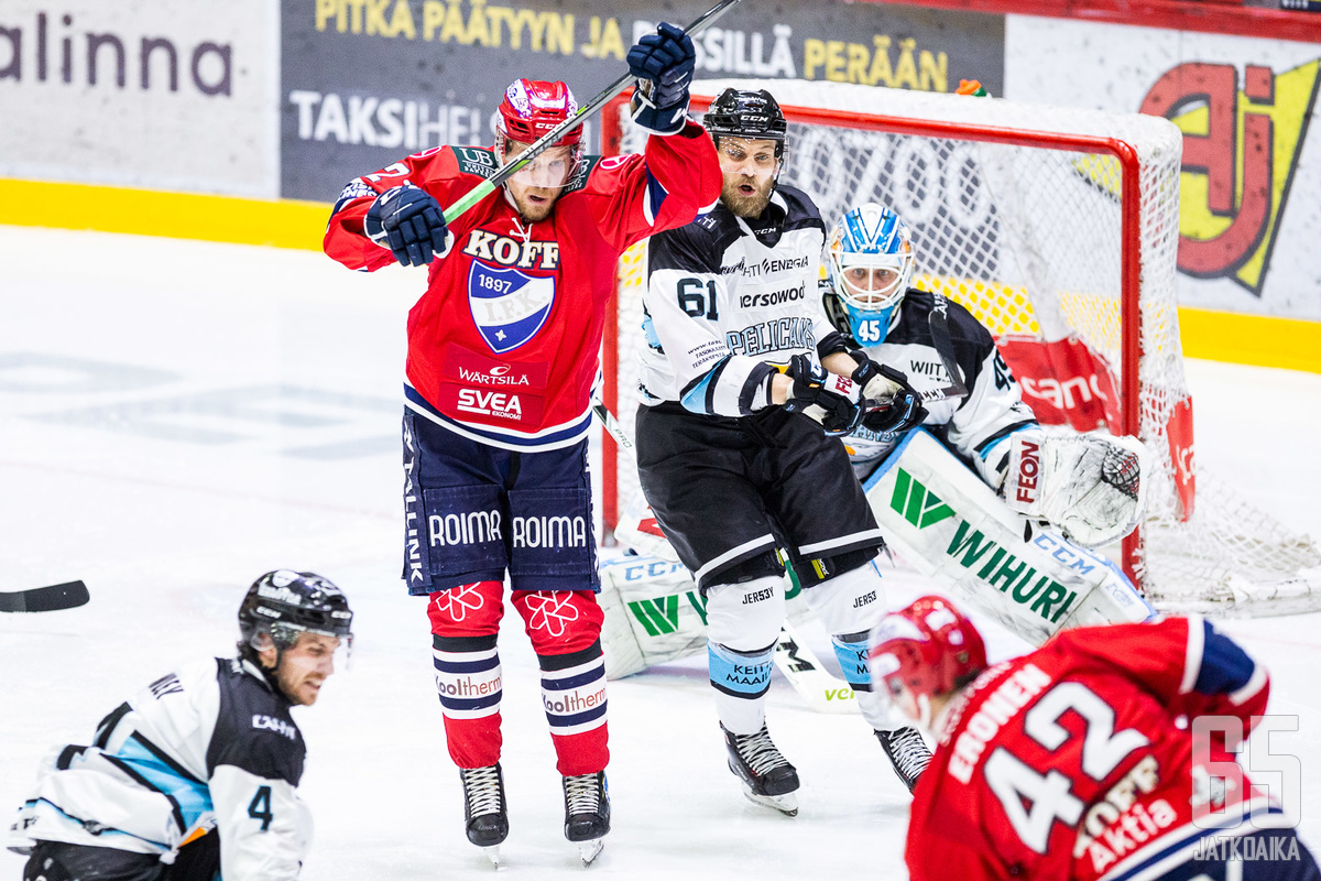 Juhani Tyrväinen on monille tuttu pelaaja niin HIFK:n kuin Pelicansinkin riveistä.