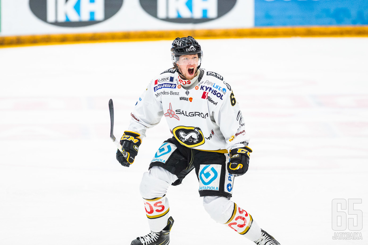 Oulun Kärpät on 20 edelliskauden yhteispisteet mitattuna Liigan paras seura.
