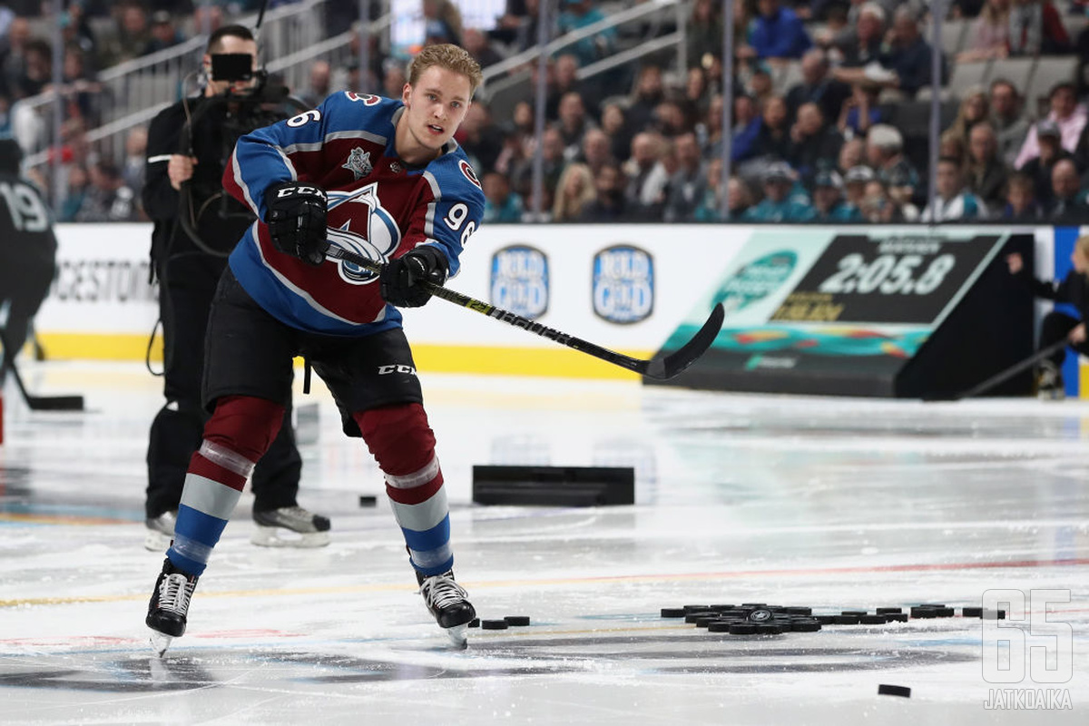 Mikko Rantanen pääsi ensimmäistä kertaa NHL:n tähdistöotteluun.