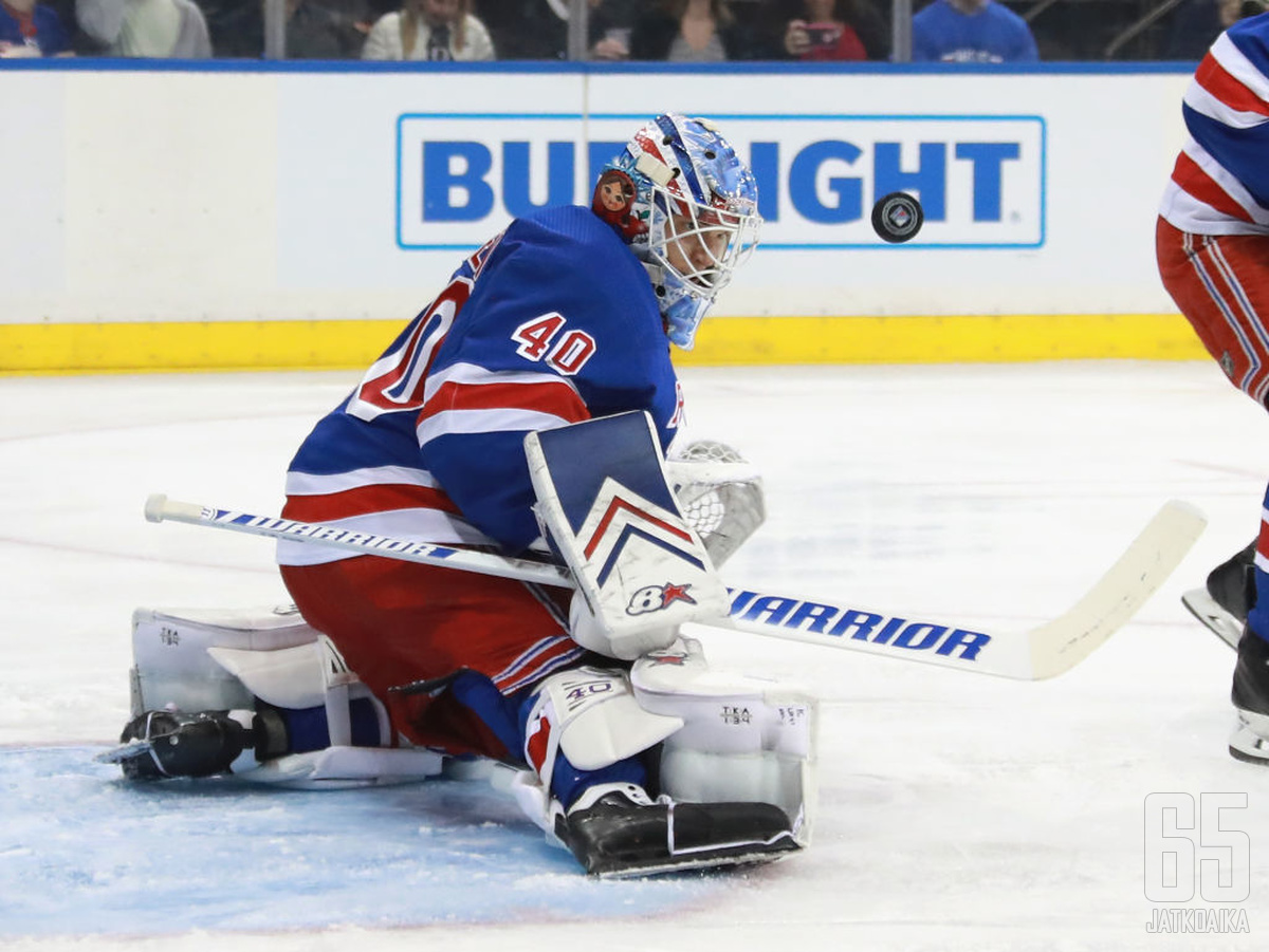 Aleksandr Georgijev on tuttu näky aiemmilta NHL-kausilta Rangersin veräjältä.