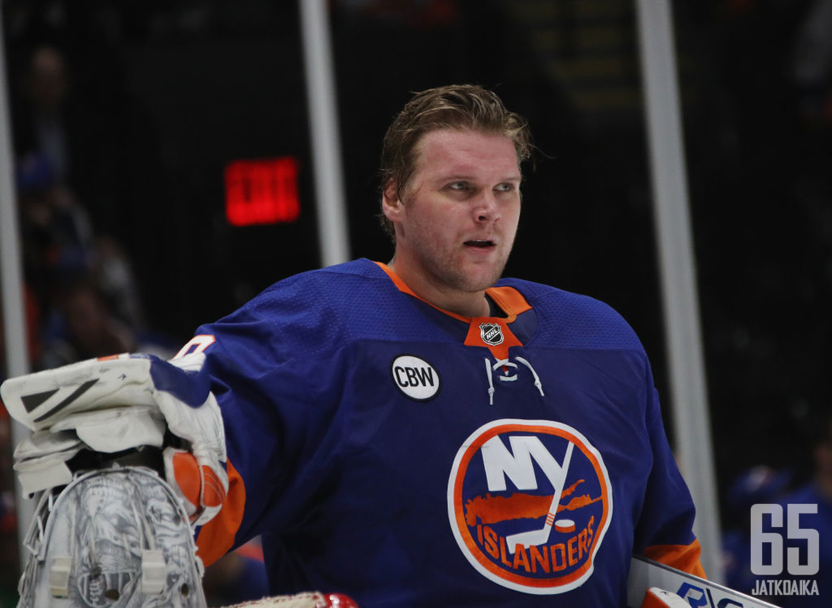 Robin Lehner pelasi viime kaudella New York Islandersissa erinomaisesti.