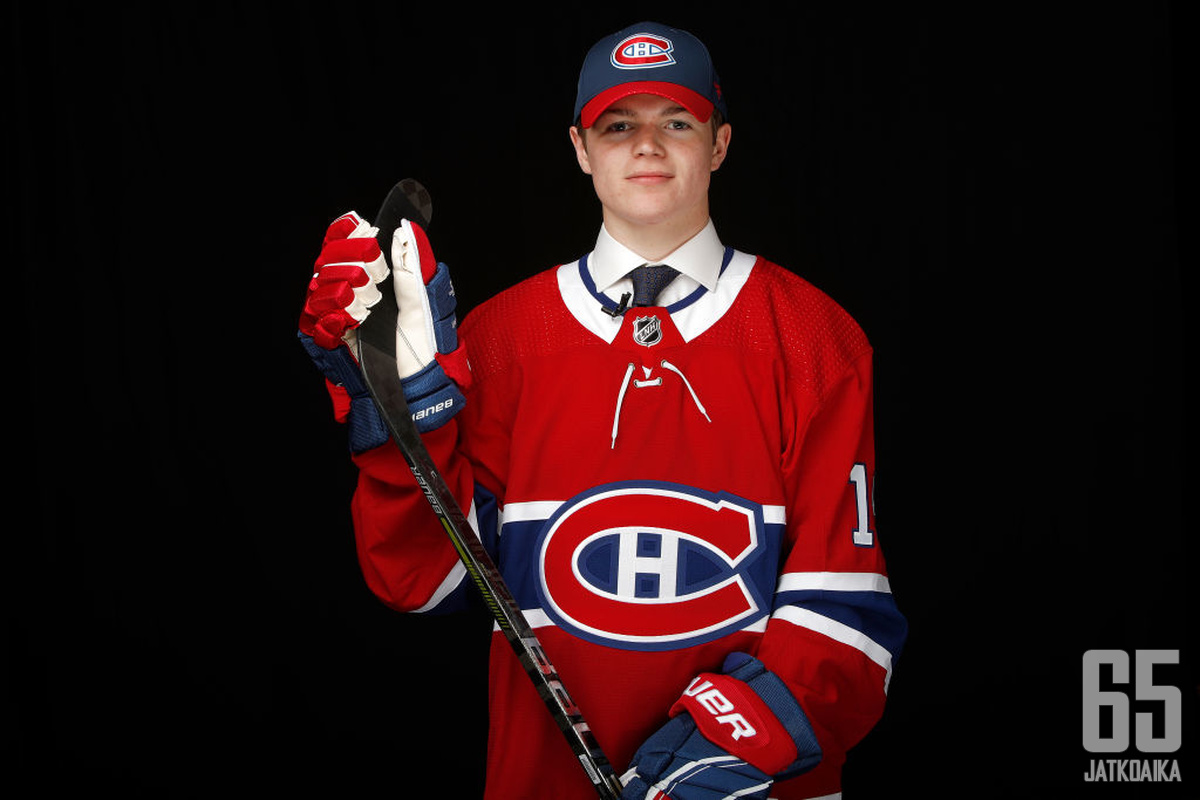 Cole Caufield liittyy Montreal Canadiensin vahvuuteen.