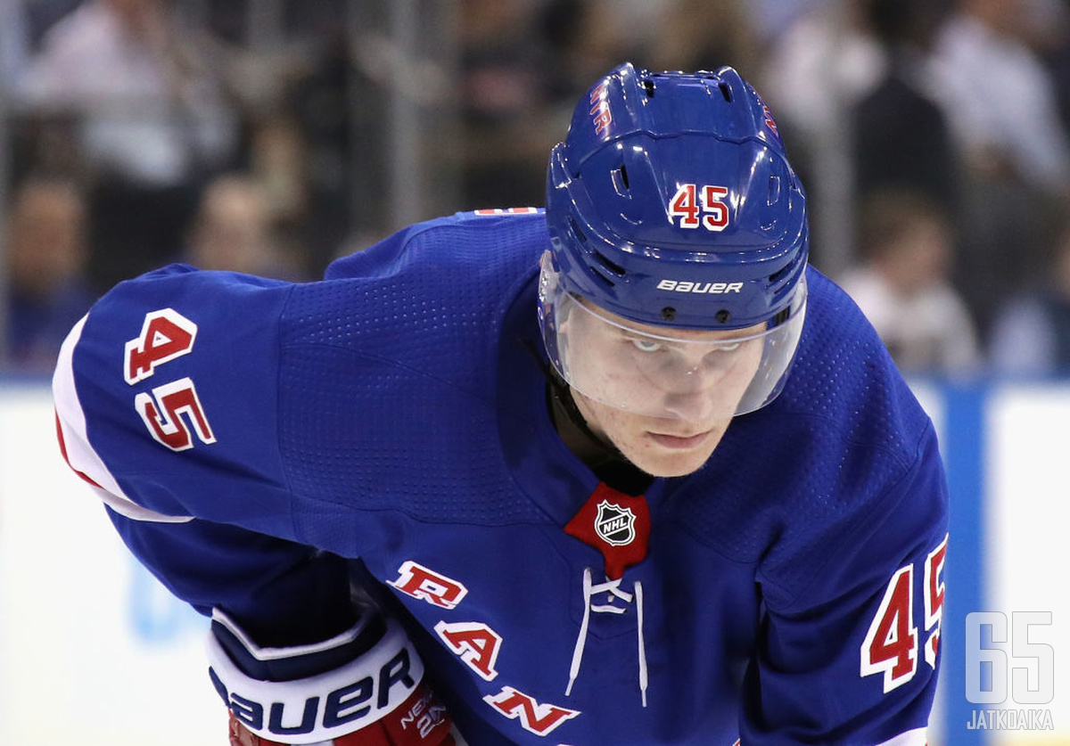 Kaapo Kakko on New York Rangersin kirkkaimpia lupauksia.