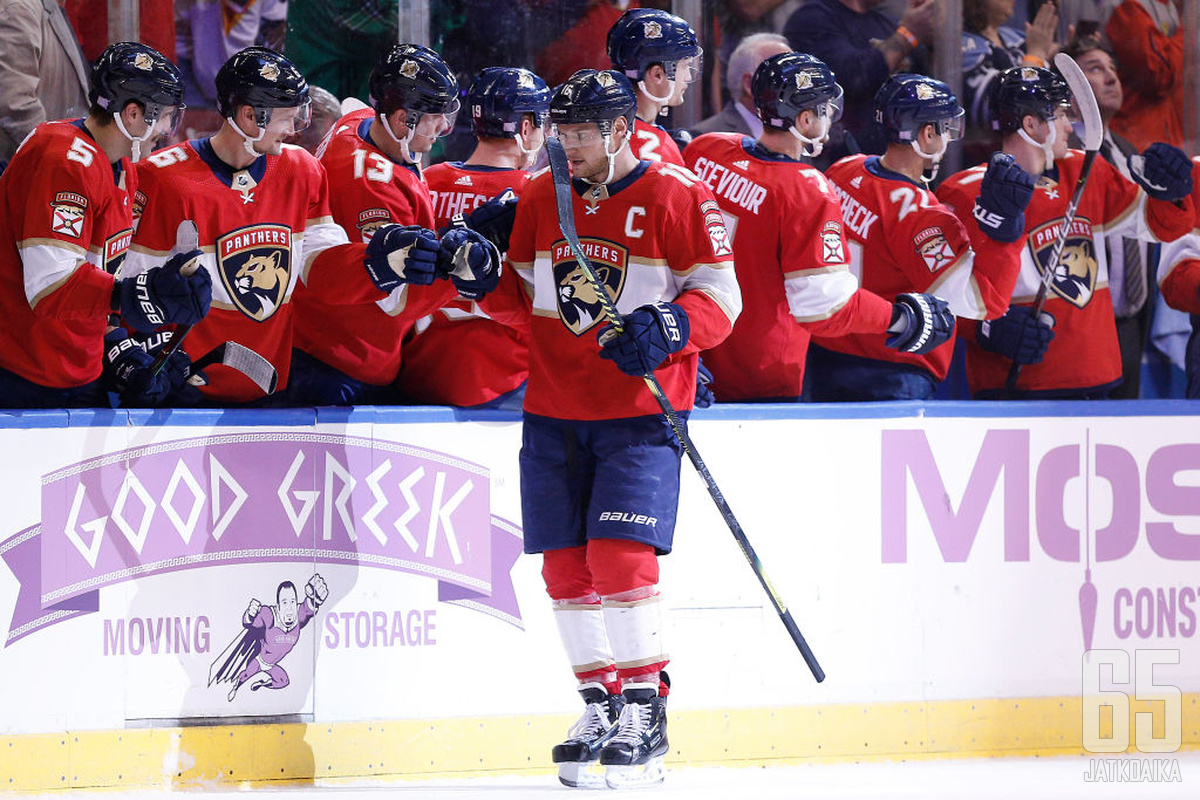 Barkov on NHL:n huipulle nousua tekevän Panthersin tärkein pelaaja.