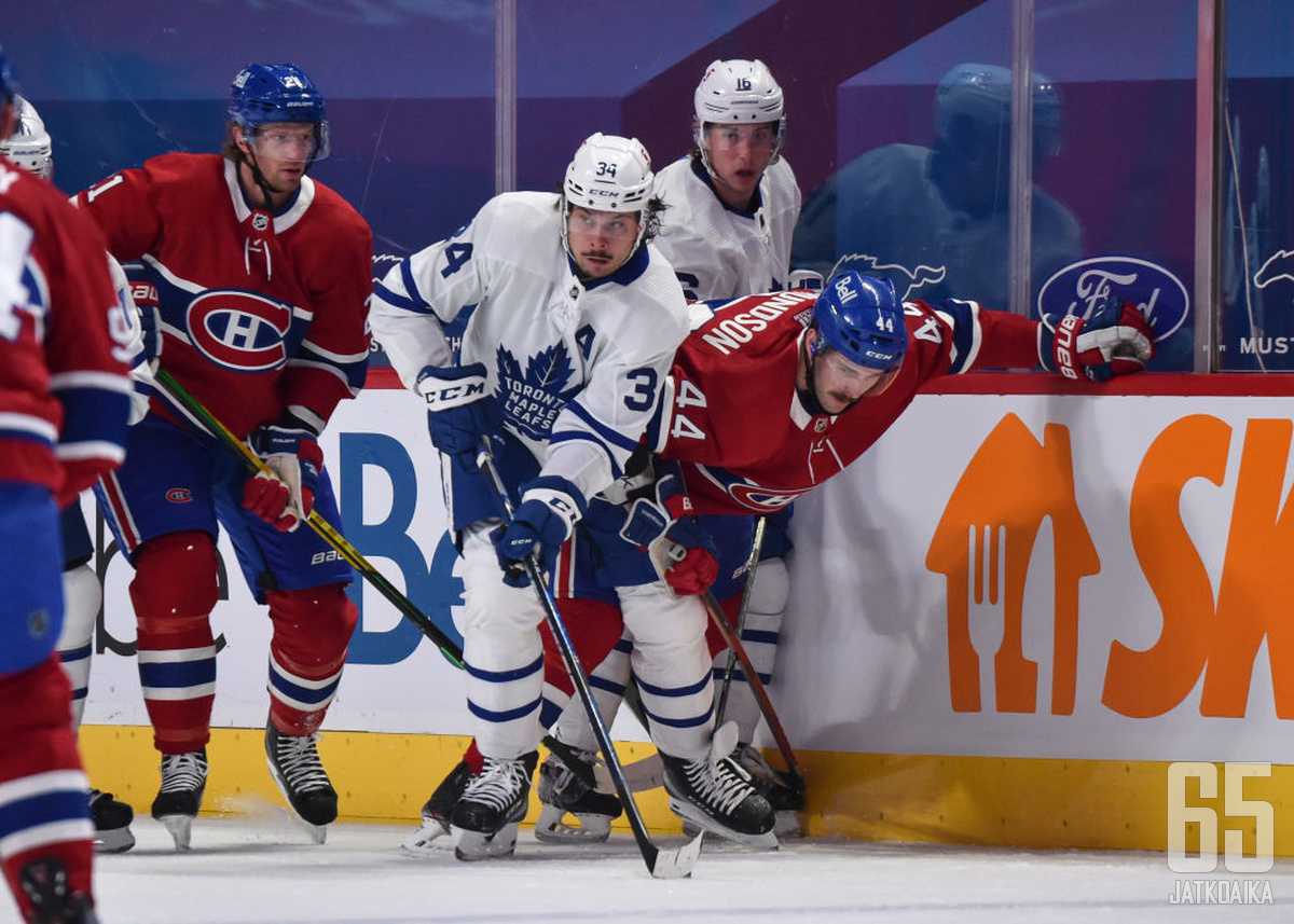 Montreal Canadiensin ja Toronto Maple Leafsin välinen sarja on pudotuspelien odotetuimpia kohtaamisia.