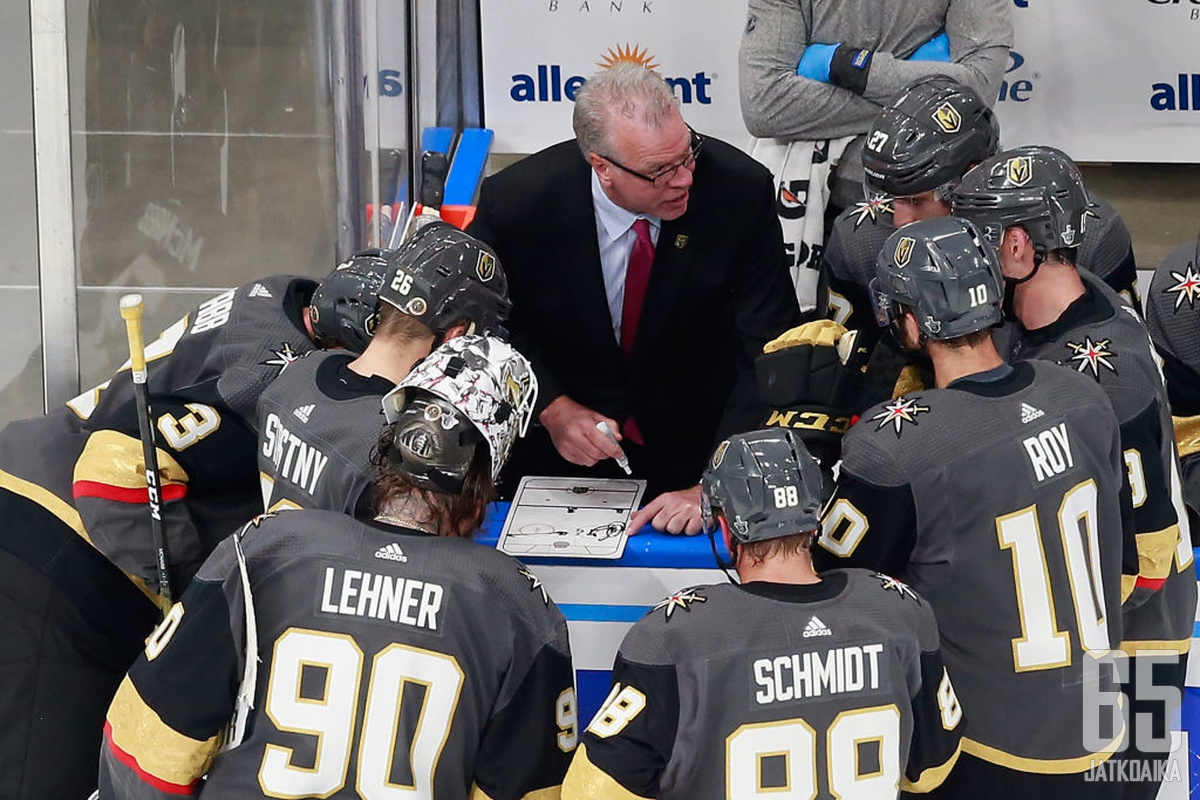 Nyt ovat hyvät neuvot kalliit. Golden Knights on ajautunut lännen finaaleissa selkä seinää vasten.