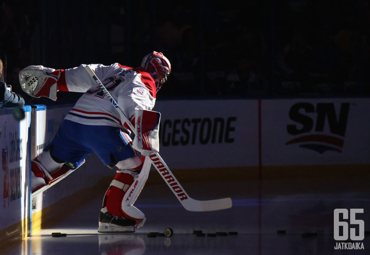 Carey Price astuu jälleen NHL-kaukaloon.