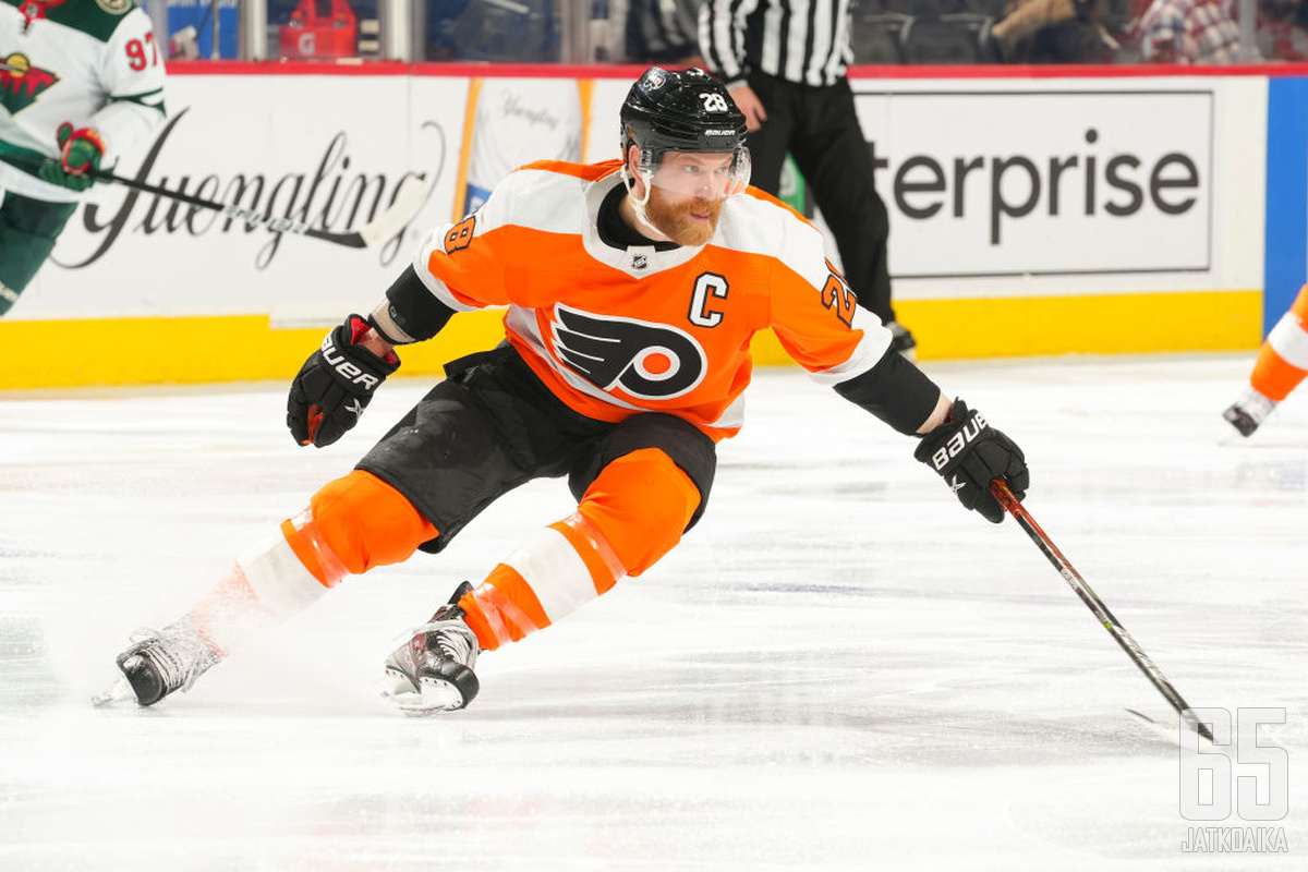 Claude Qiroux on edustanut koko NHL-uransa Flyersia. 