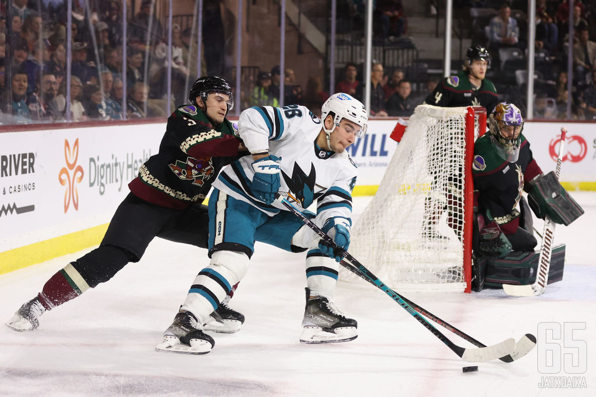 San Jose Sharksin Timo Meier on vahvasti spekuloinnin kohteena.