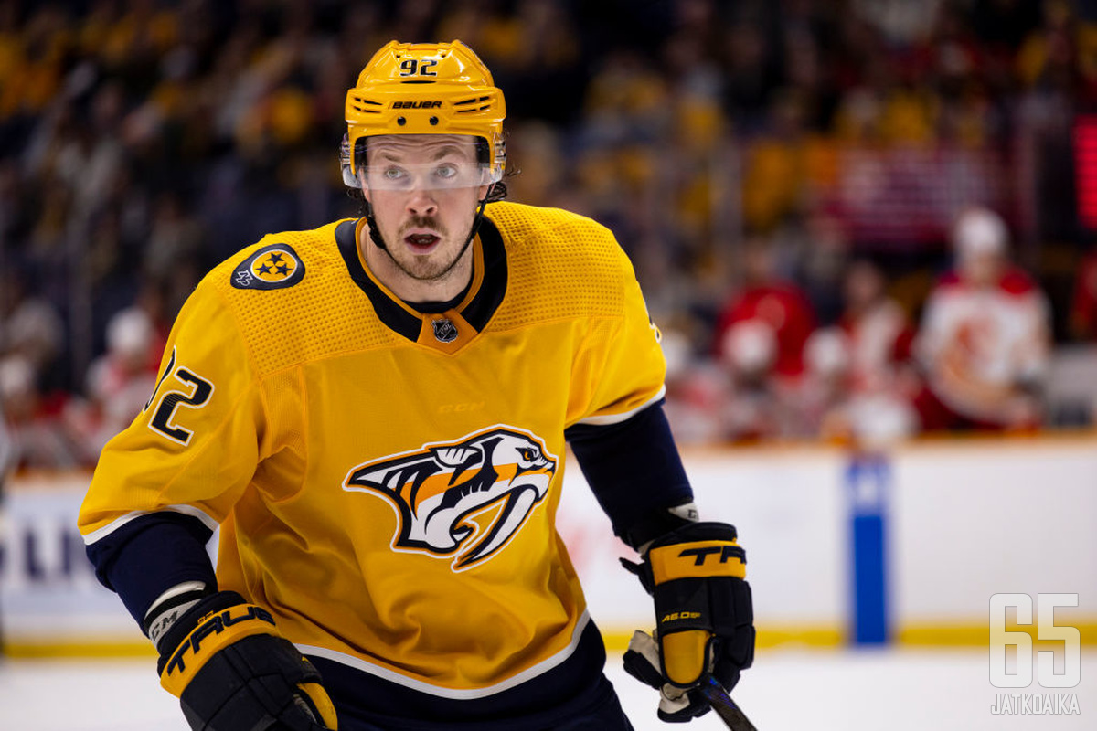 Ryan Johansen kaupattiin Colorado Avalancheen.