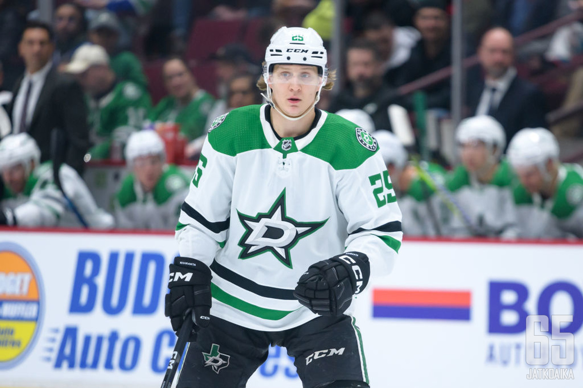 Joel Kiviranta on aiemmin pelannut NHL:ää Dallas Starsin väreissä.