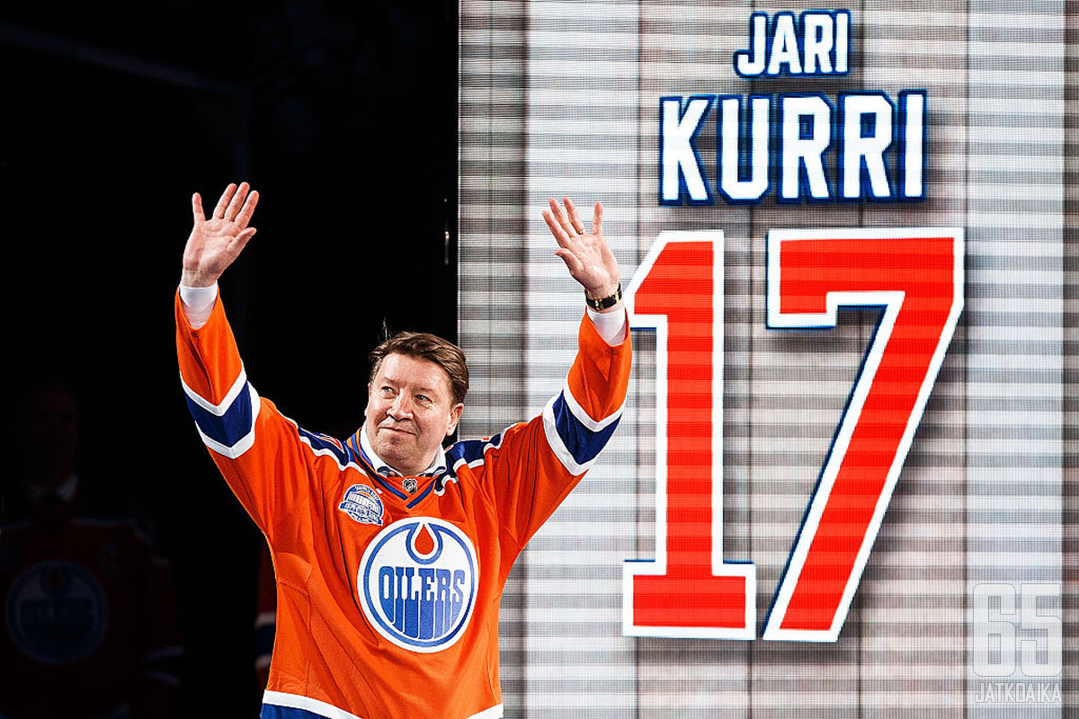 Edmonton Oilers on jäädyttänyt Jari Kurrin pelinumeron 17.