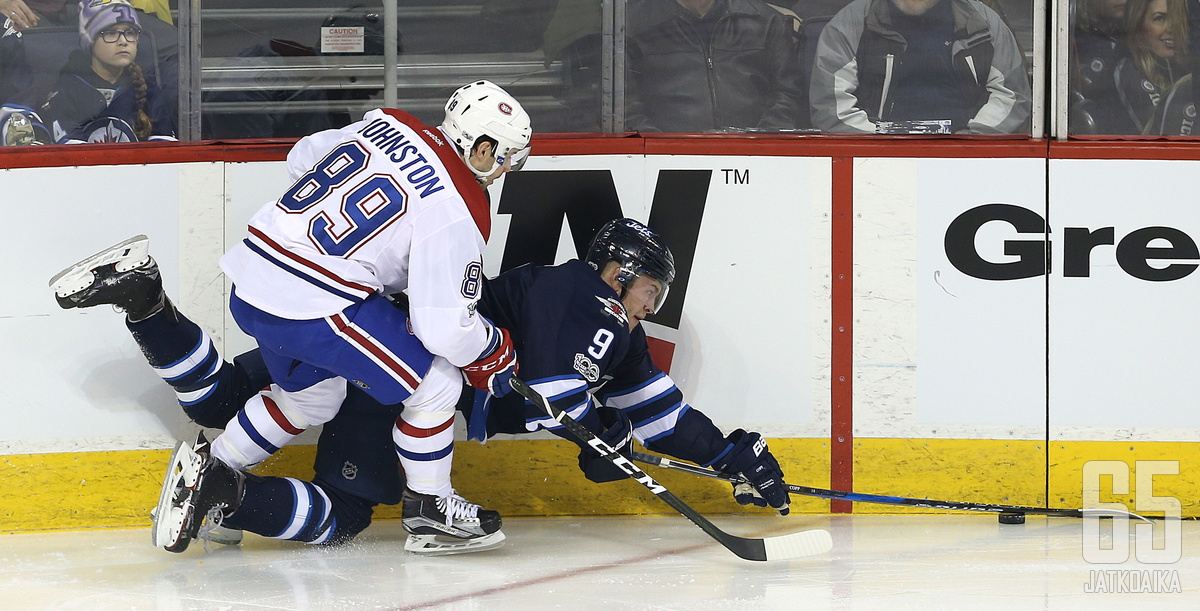 Ryan Johnston ehti pelata 10 NHL-ottelua Canadiensissa.