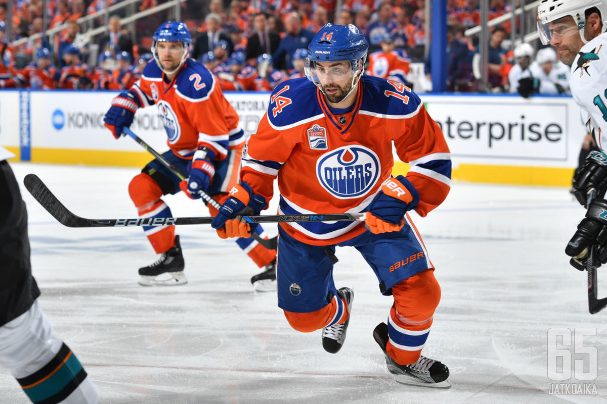 Eberle on pelannut NHL-urallaan vain Edmontonissa.