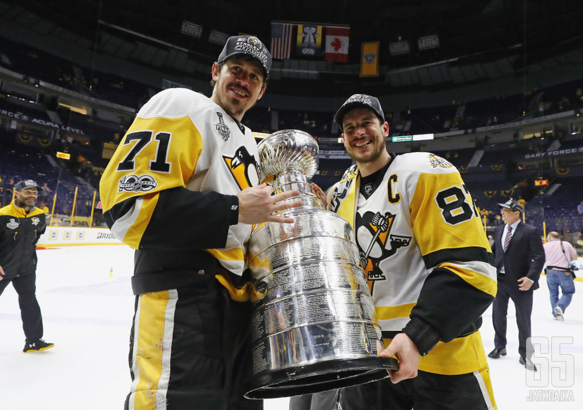 Crosby on päässyt johdattamaan Penguinsin kolmeen Stanley Cup -voittoon.