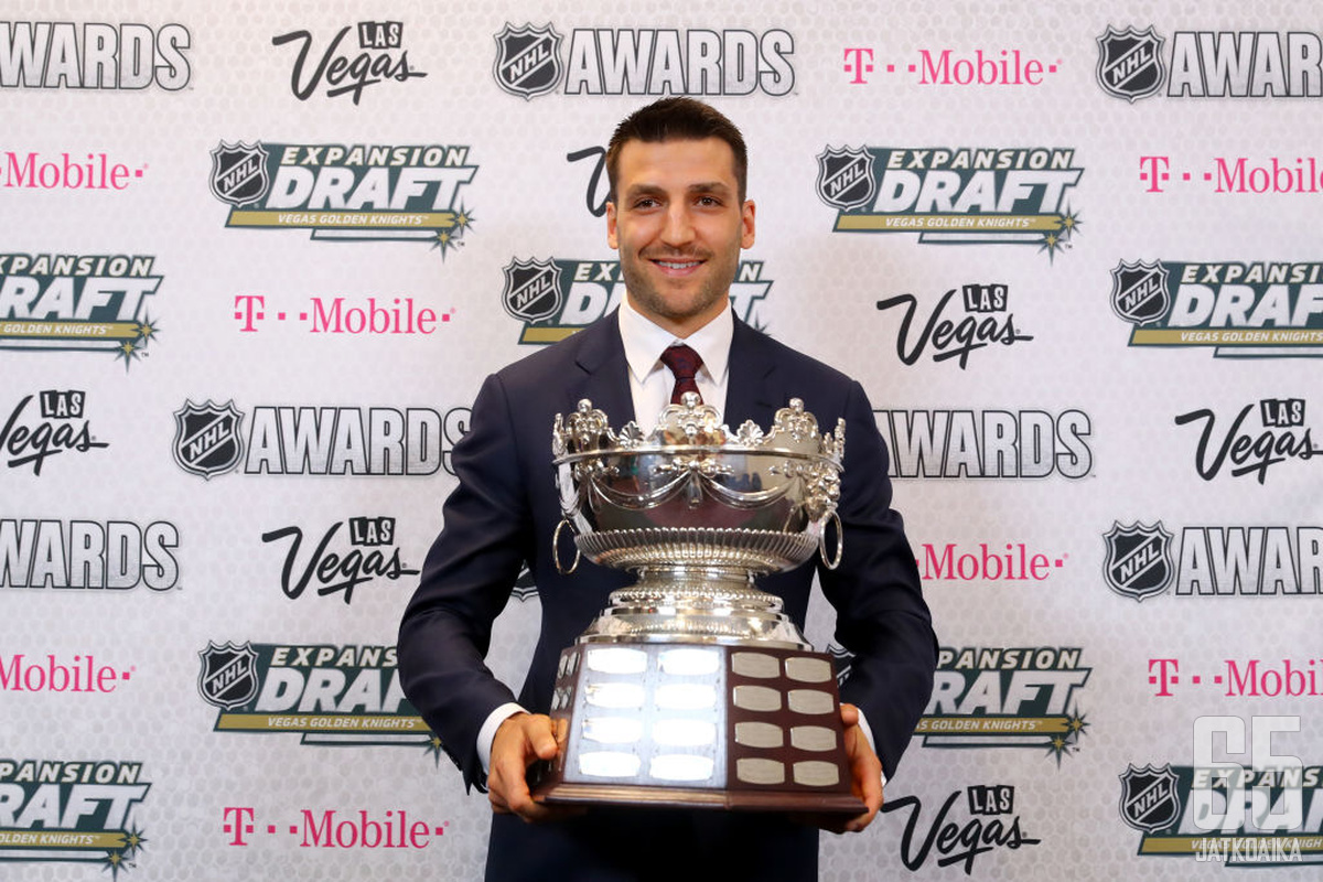 Patrice Bergeron oli NHL:n paras puolustava hyökkääjä kuusi kertaa. Kuva vuodelta 2017.