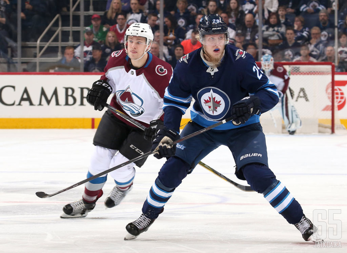 Mikko Rantanen ja Patrik Laine tekivät kovaa jälkeä maaliskuussa.