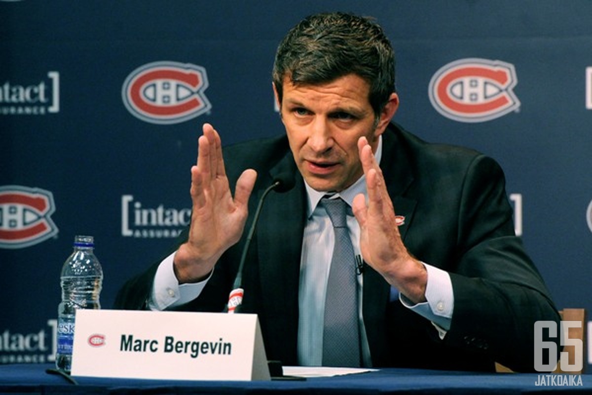 Marc Bergevin saa siivota GM-toimistonsa Montréalissa.