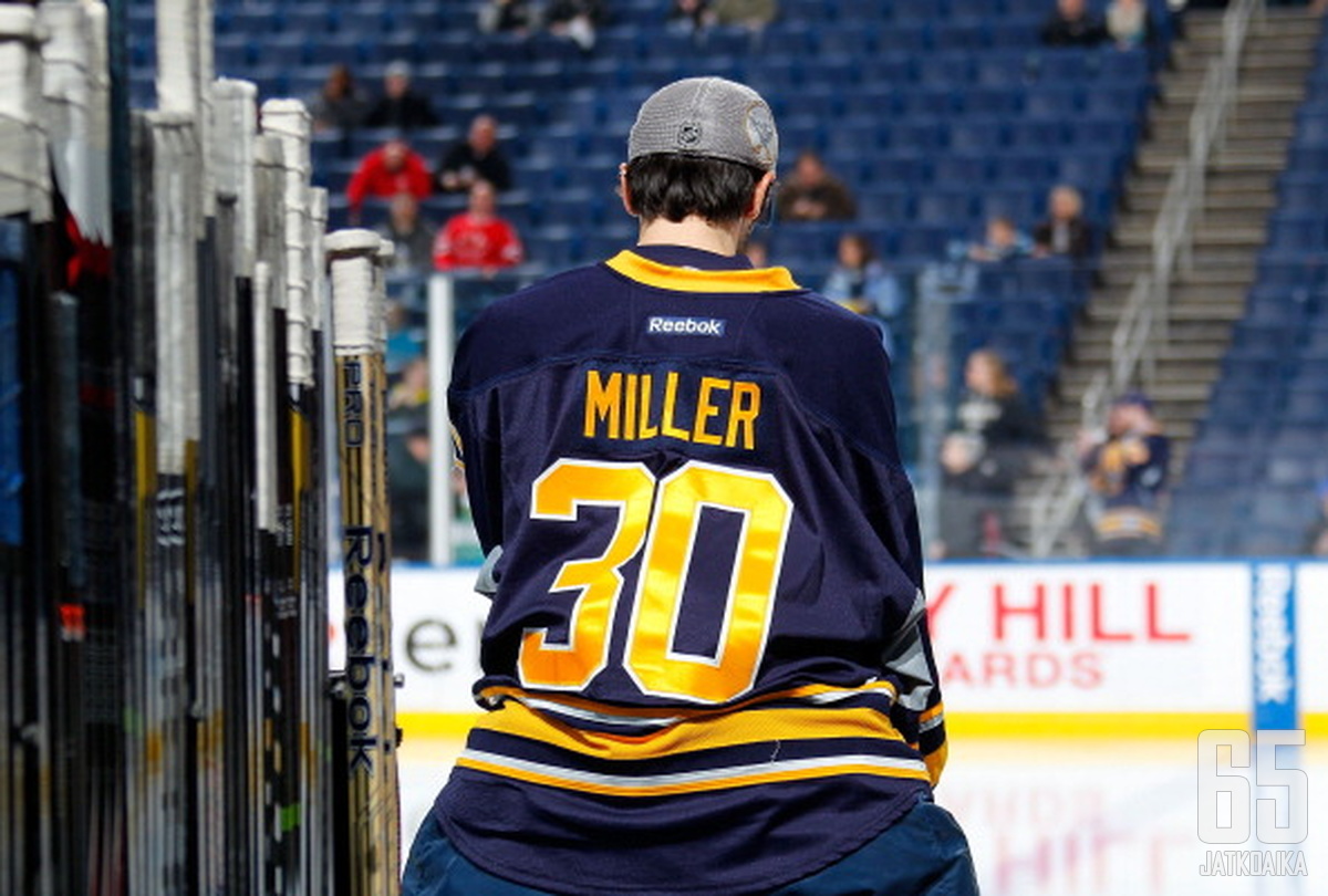 Ryan Miller sanoi hyvästit Buffalolle.