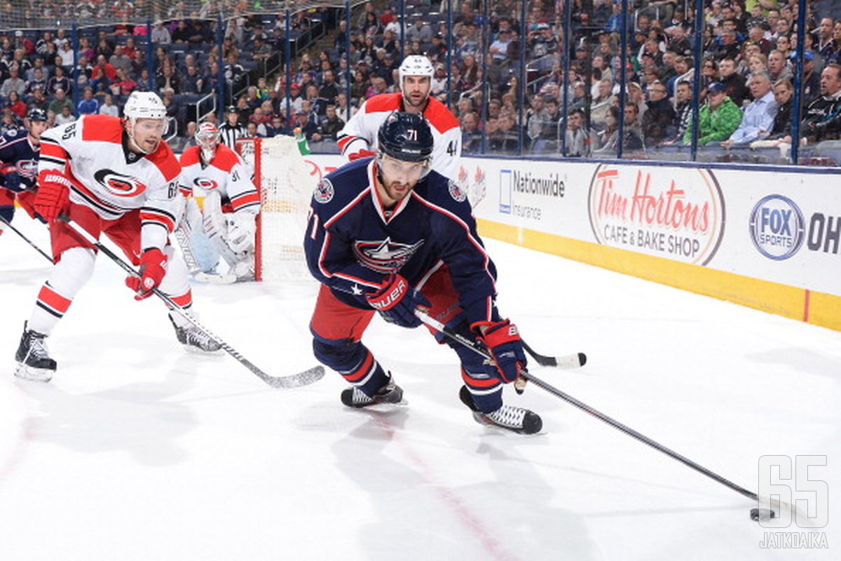 Blue Jackets ei pystynyt hallinnasta huolimatta pysäyttämään Hurricanesia.