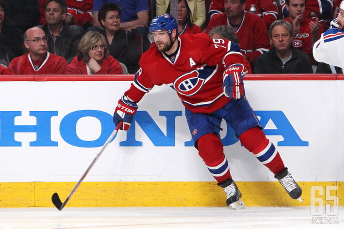 Andrei Markov pelasi NHL:ssä vain Montréal Canadiensissa.