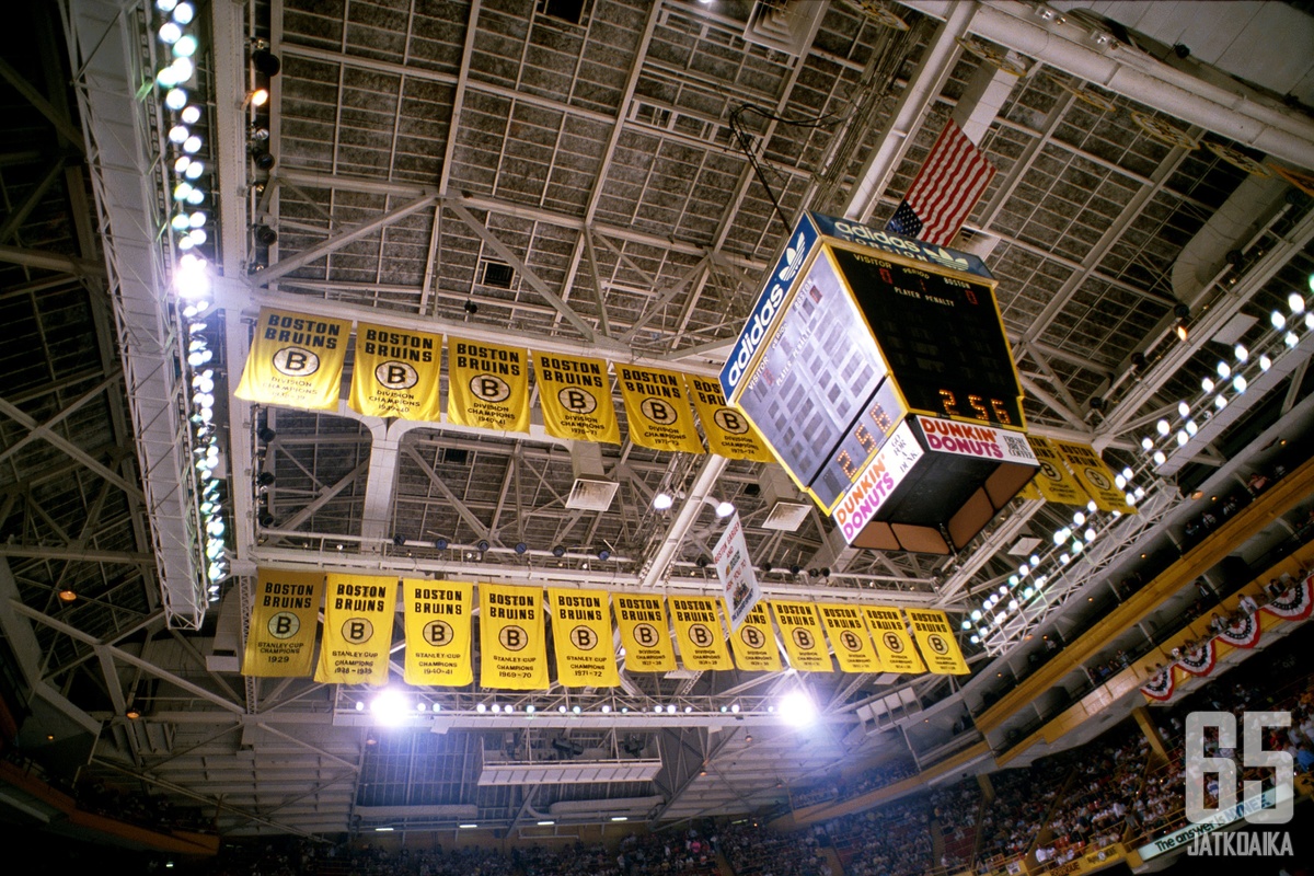 Boston Garden oli Lundin kotiareena neljällä kaudella.