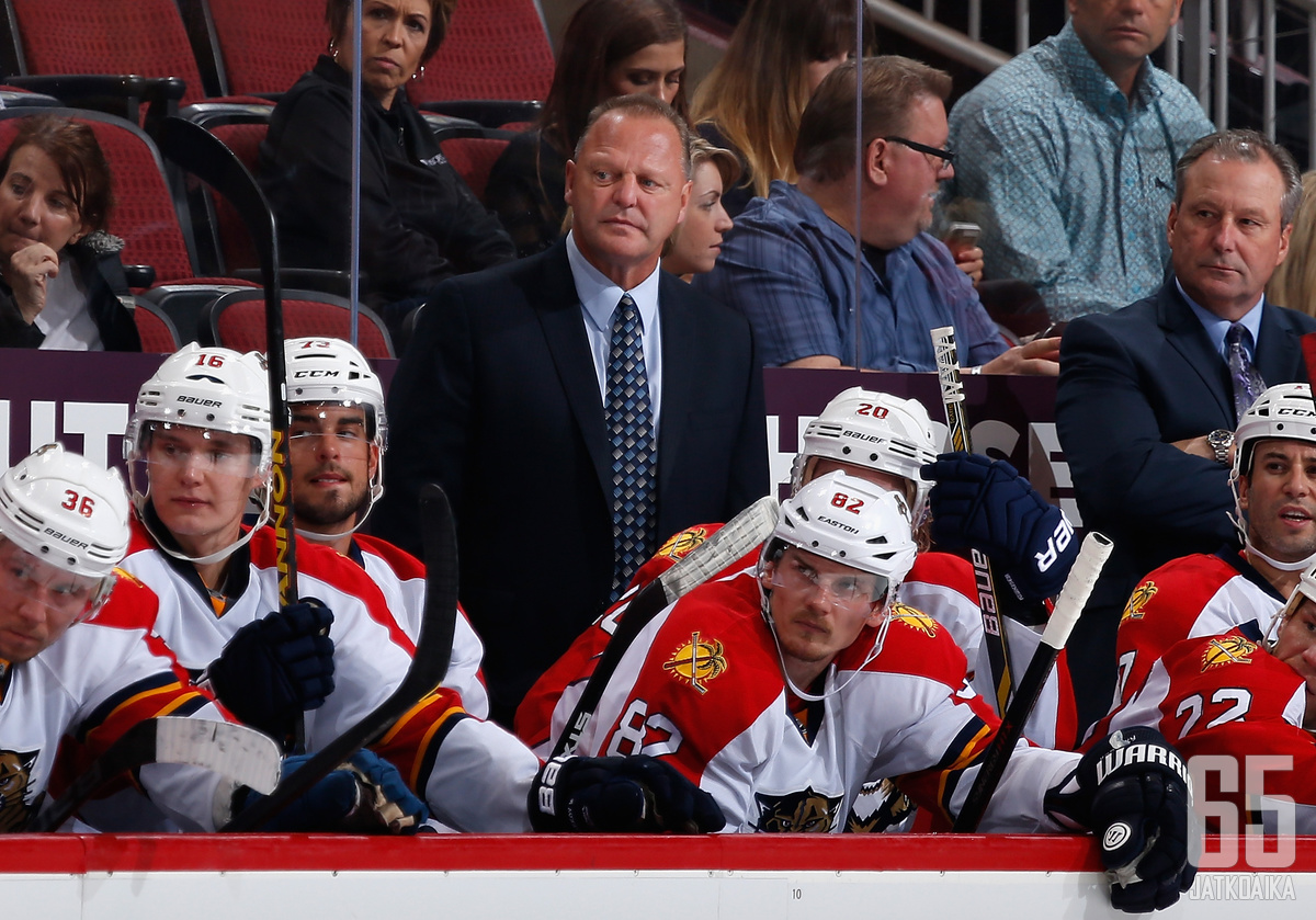 Gerard Gallant nähdään valmennushommissa myös World Cupissa.