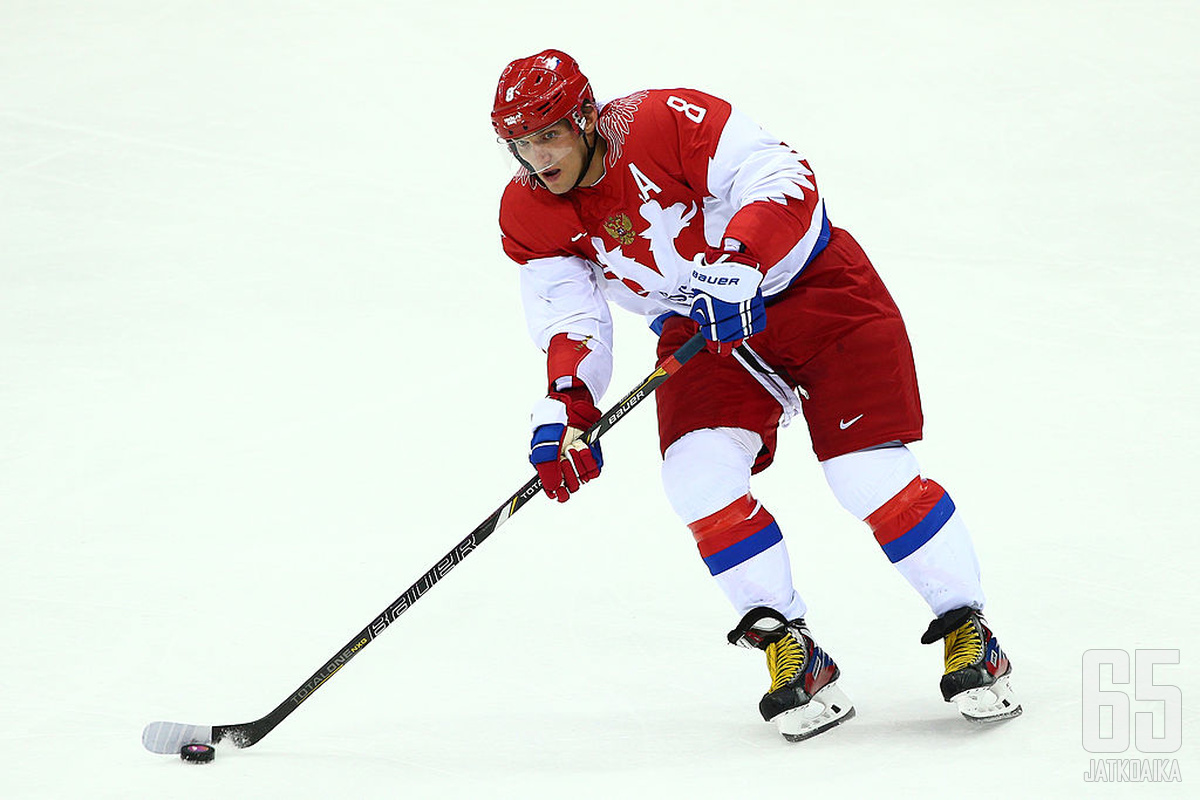 Ovetškin oli osa Venäjän joukkuetta kotikisoissa talvella 2014. 