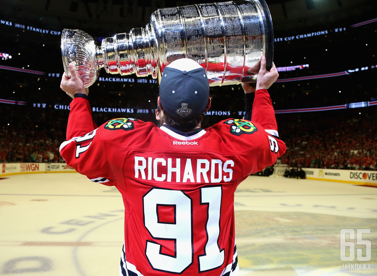 Brad Richards metsästää Stanley Cupia seuraavaksi Red Wingsin kanssa.