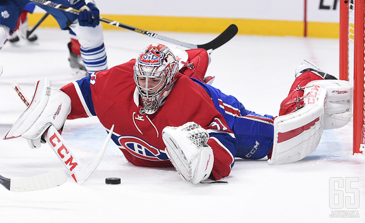 Carey Price on ollut häikäisevä Canadiens -maalilla.