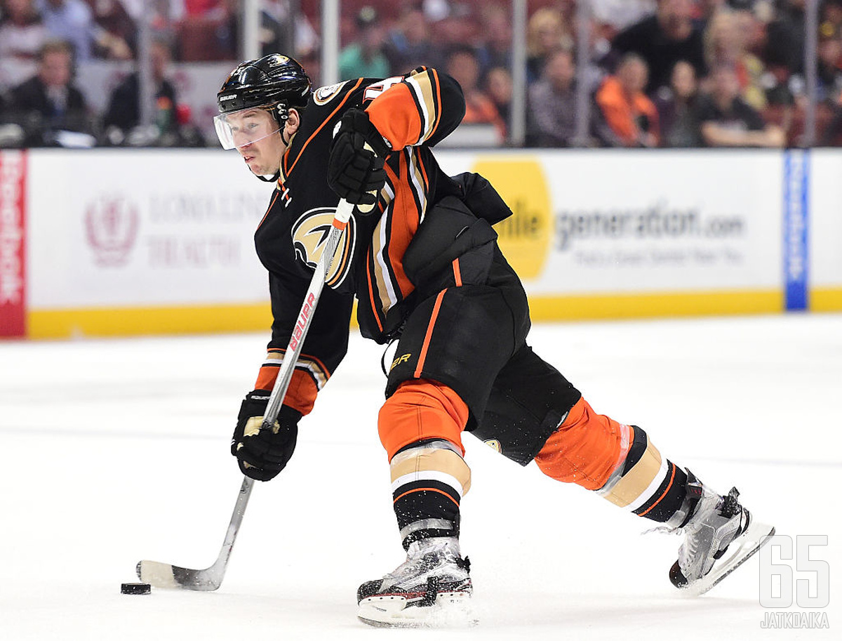 Vatanen on pelannut koko tähänastisen NHL-uransa Ducksissa.